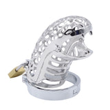 Stainless Steel Cobra Chastity Cage - Own Pleasures