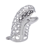 Stainless Steel Cobra Chastity Cage - Own Pleasures
