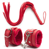 Whip and Handcuffs, 2Pcs - Own Pleasures