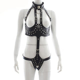 Leather Harness | Female Chastity Belt | Body Restraints - Own Pleasures