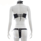 Leather Harness | Female Chastity Belt | Body Restraints - Own Pleasures