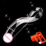 Snake Pyrex Glass Dildo - Own Pleasures