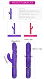 36 Pulses, 6 Modes, 360 Degrees Rotating and Thrusting Silicone Rabbit Vibrator - Own Pleasures