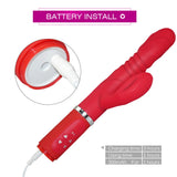 36 Pulses, 6 Modes, 360 Degrees Rotating and Thrusting Silicone Rabbit Vibrator - Own Pleasures
