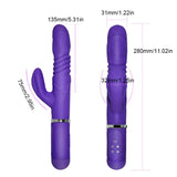 36 Pulses, 6 Modes, 360 Degrees Rotating and Thrusting Silicone Rabbit Vibrator - Own Pleasures