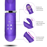36 Pulses, 6 Modes, 360 Degrees Rotating and Thrusting Silicone Rabbit Vibrator - Own Pleasures