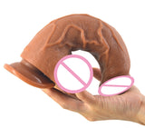 2.17" thick dildo realistic | big penis suction cup | strapon dildo - Own Pleasures