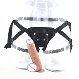 2.17" thick dildo realistic | big penis suction cup | strapon dildo - Own Pleasures