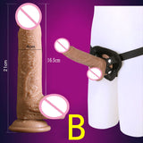 Strap On Panties Realistic Silicone Dildo - Own Pleasures