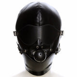 Bondage Hood Headgear Mouth Gag - Own Pleasures