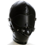 Bondage Hood Headgear Mouth Gag - Own Pleasures