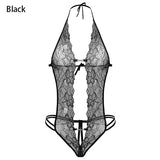 Erotic Laced deep v neck underwear - Own Pleasures