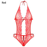 Erotic Laced deep v neck underwear - Own Pleasures