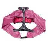 PU Leather Straitjacket Adjustable with Harness for Adult Playtime - Own Pleasures