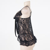 Up to 6XL Sexy Lingerie Mesh Fly-Away Lace Robe Erotic Dress - Own Pleasures