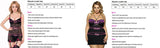 Up to 6XL Sexy Lingerie Mesh Fly-Away Lace Robe Erotic Dress - Own Pleasures