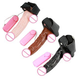Multi-Speed Hollow Strap On Dildo Vibrator - Own Pleasures