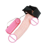 Multi-Speed Hollow Strap On Dildo Vibrator - Own Pleasures