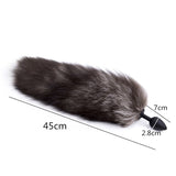 10 Speed Vibrator and Fox Tail Anal Plug - Own Pleasures