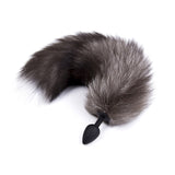 10 Speed Vibrator and Fox Tail Anal Plug - Own Pleasures