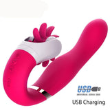 12 Speed Oral Sex Dildo Vibrators - Own Pleasures