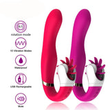 12 Speed Oral Sex Dildo Vibrators - Own Pleasures