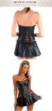 Up to 6XL Sexy Faux Leather Dress - Own Pleasures