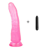 Realistic Soft Dildo with Optional Bullet Vibrator - Own Pleasures