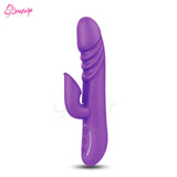 12 Speed G spot Vibrator and Clit Sucker -Licking Tongue Realistic Sensation- Own Pleasures