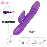 12 Speed G spot Vibrator and Clit Sucker -Licking Tongue Realistic Sensation- Own Pleasures