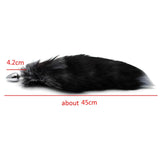Fox Tail Stainless Steel Butt Plug - Own Pleasures