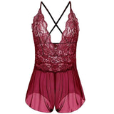 Plus Size Sexy Lace Babydoll Sexy Lingerie - Own Pleasures