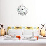 Black and White Mute Sex Position Wall Clock - Own Pleasures