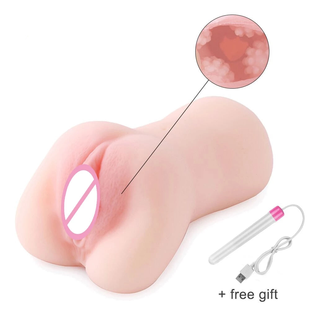 3D Pocket Pussy Real Vagina | Lifelike Male Masturbator