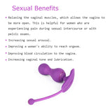 APP Control Smart Vibrating Kegel Weights - Own Pleasures