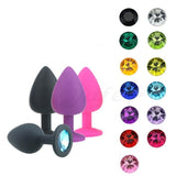 Colorful Diamond Anal Plug, M-L - Own Pleasures