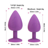 Colorful Diamond Anal Plug, M-L - Own Pleasures
