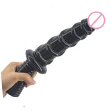 Realistic Ribbed Handle Dildo - Own Pleasures
