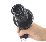 Realistic Ribbed Handle Dildo - Own Pleasures