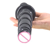 Realistic Ribbed Handle Dildo - Own Pleasures