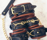 Hand and Ankle Cuffs, Collar Restraints, PU Leather 2 Types - Own Pleasures