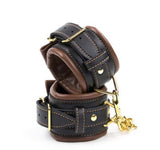 Hand and Ankle Cuffs, Collar Restraints, PU Leather 2 Types - Own Pleasures