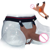 Hollow Strap On Realistic Silicone Dildo - Own Pleasures