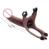 Hollow Strap On Realistic Silicone Dildo - Own Pleasures