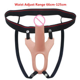 Hollow Strap On Realistic Silicone Dildo - Own Pleasures