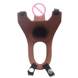 Hollow Strap On Realistic Silicone Dildo - Own Pleasures