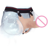 Hollow Strap On Realistic Silicone Dildo - Own Pleasures