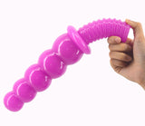 Big Beads Anal Handled Dildo - Own Pleasures