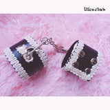 Sexy Adjustable PU Leather Handcuffs and Collar - Own Pleasures