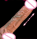 USB Rechargeable Realistic Heated Dildo with Suction Cup - Own Pleasures